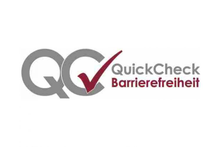 Logo Quick-Check zur Barrierefreiheit
